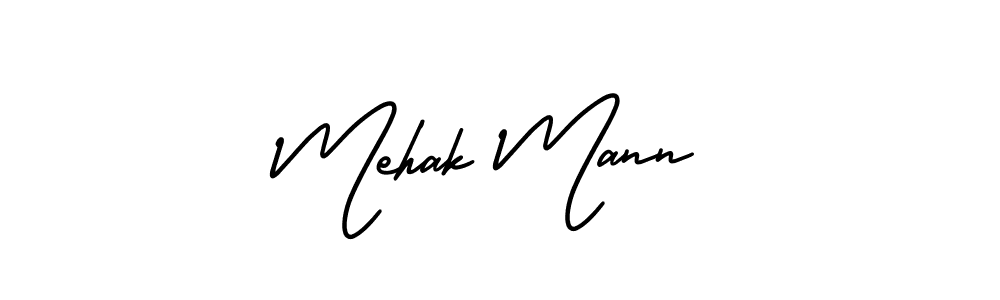 Create a beautiful signature design for name Mehak Mann. With this signature (AmerikaSignatureDemo-Regular) fonts, you can make a handwritten signature for free. Mehak Mann signature style 3 images and pictures png