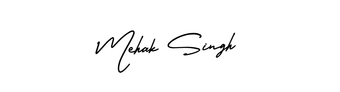 Make a beautiful signature design for name Mehak Singh. With this signature (AmerikaSignatureDemo-Regular) style, you can create a handwritten signature for free. Mehak Singh signature style 3 images and pictures png