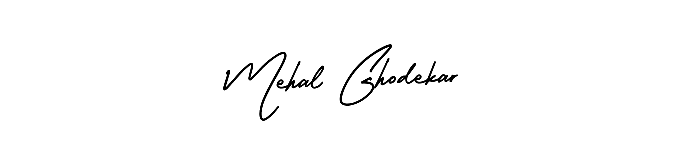 Make a short Mehal Ghodekar signature style. Manage your documents anywhere anytime using AmerikaSignatureDemo-Regular. Create and add eSignatures, submit forms, share and send files easily. Mehal Ghodekar signature style 3 images and pictures png