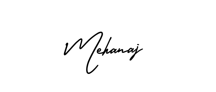 The best way (AmerikaSignatureDemo-Regular) to make a short signature is to pick only two or three words in your name. The name Mehanaj include a total of six letters. For converting this name. Mehanaj signature style 3 images and pictures png