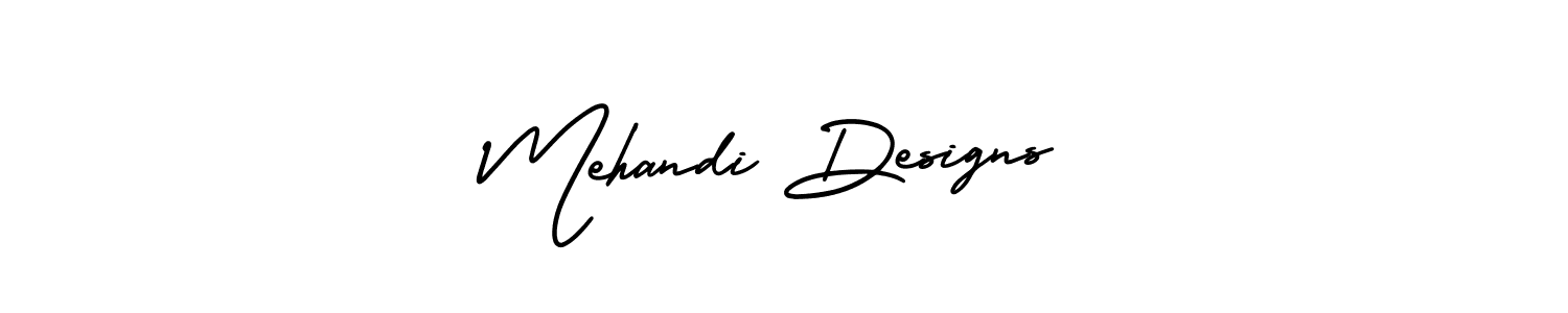 Create a beautiful signature design for name Mehandi Designs. With this signature (AmerikaSignatureDemo-Regular) fonts, you can make a handwritten signature for free. Mehandi Designs signature style 3 images and pictures png