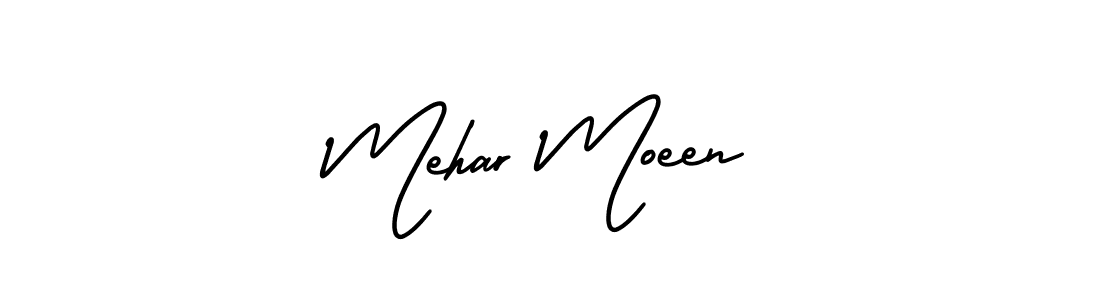 if you are searching for the best signature style for your name Mehar Moeen. so please give up your signature search. here we have designed multiple signature styles  using AmerikaSignatureDemo-Regular. Mehar Moeen signature style 3 images and pictures png