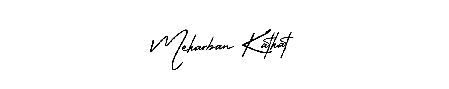 Best and Professional Signature Style for Meharban Kathat. AmerikaSignatureDemo-Regular Best Signature Style Collection. Meharban Kathat signature style 3 images and pictures png