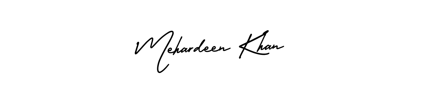 if you are searching for the best signature style for your name Mehardeen Khan. so please give up your signature search. here we have designed multiple signature styles  using AmerikaSignatureDemo-Regular. Mehardeen Khan signature style 3 images and pictures png