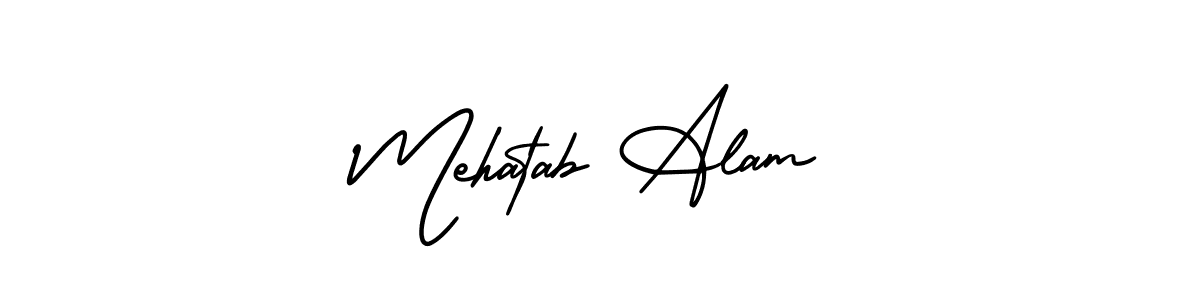 AmerikaSignatureDemo-Regular is a professional signature style that is perfect for those who want to add a touch of class to their signature. It is also a great choice for those who want to make their signature more unique. Get Mehatab Alam name to fancy signature for free. Mehatab Alam signature style 3 images and pictures png