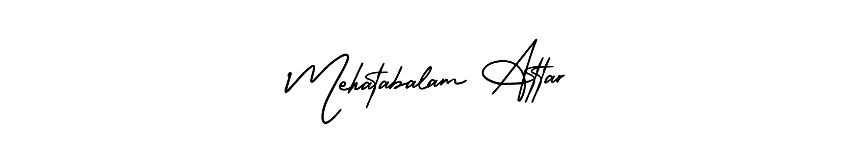 Make a beautiful signature design for name Mehatabalam Attar. Use this online signature maker to create a handwritten signature for free. Mehatabalam Attar signature style 3 images and pictures png