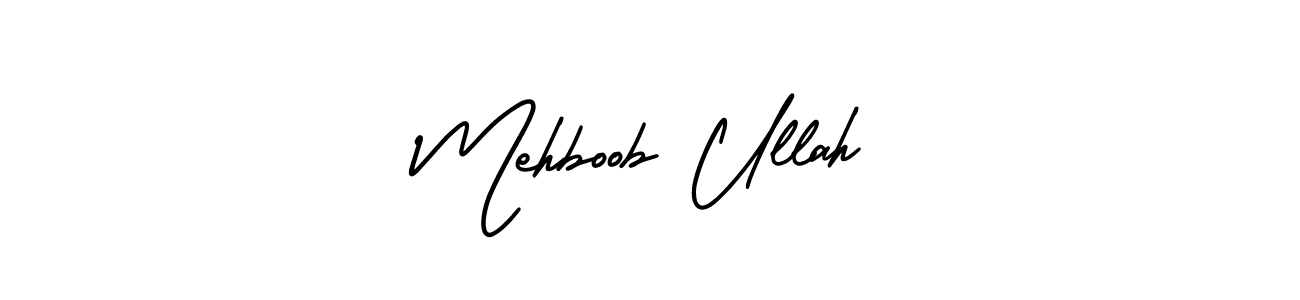 How to make Mehboob Ullah signature? AmerikaSignatureDemo-Regular is a professional autograph style. Create handwritten signature for Mehboob Ullah name. Mehboob Ullah signature style 3 images and pictures png