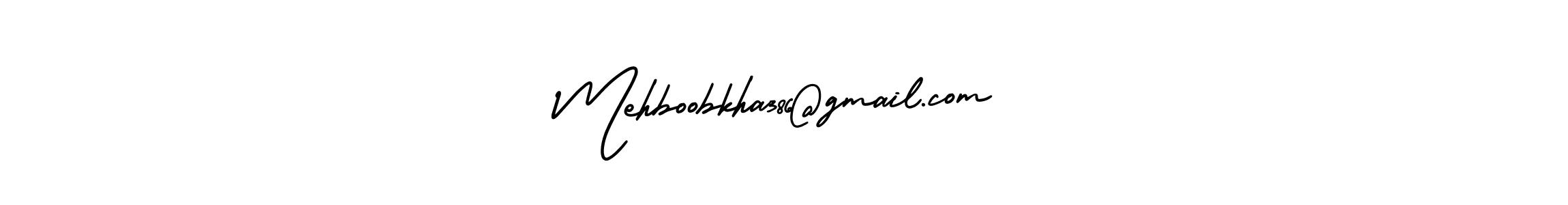 Make a short Mehboobkha386@gmail.com signature style. Manage your documents anywhere anytime using AmerikaSignatureDemo-Regular. Create and add eSignatures, submit forms, share and send files easily. Mehboobkha386@gmail.com signature style 3 images and pictures png