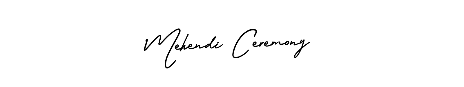 It looks lik you need a new signature style for name Mehendi Ceremony. Design unique handwritten (AmerikaSignatureDemo-Regular) signature with our free signature maker in just a few clicks. Mehendi Ceremony signature style 3 images and pictures png