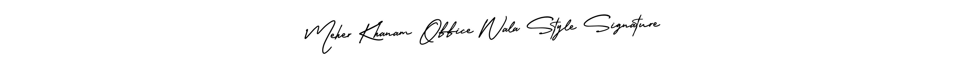 Check out images of Autograph of Meher Khanam Office Wala Style Signature name. Actor Meher Khanam Office Wala Style Signature Signature Style. AmerikaSignatureDemo-Regular is a professional sign style online. Meher Khanam Office Wala Style Signature signature style 3 images and pictures png