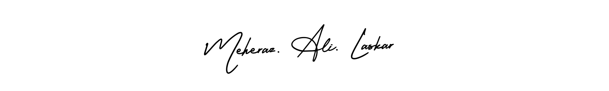 Use a signature maker to create a handwritten signature online. With this signature software, you can design (AmerikaSignatureDemo-Regular) your own signature for name Meheraz. Ali. Laskar. Meheraz. Ali. Laskar signature style 3 images and pictures png