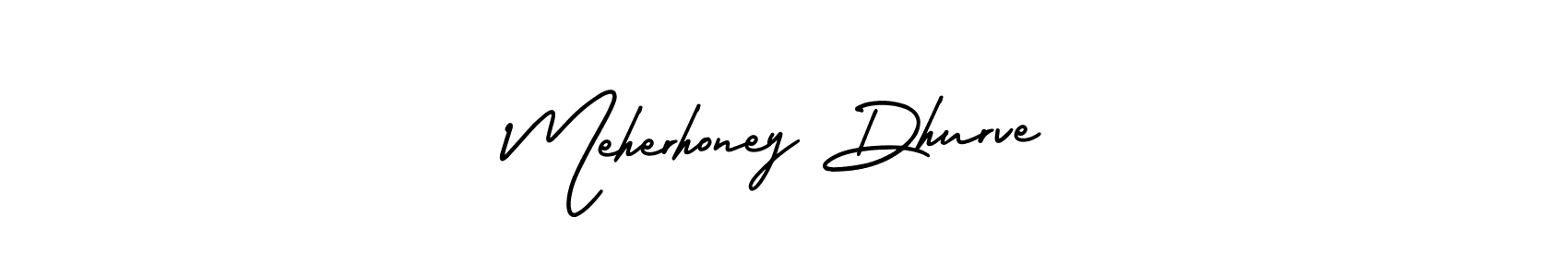 Create a beautiful signature design for name Meherhoney Dhurve. With this signature (AmerikaSignatureDemo-Regular) fonts, you can make a handwritten signature for free. Meherhoney Dhurve signature style 3 images and pictures png