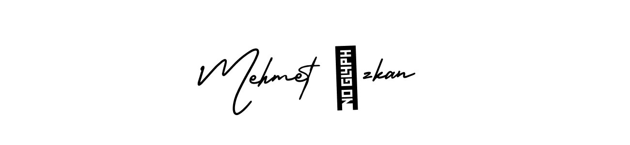 It looks lik you need a new signature style for name Mehmet Özkan. Design unique handwritten (AmerikaSignatureDemo-Regular) signature with our free signature maker in just a few clicks. Mehmet Özkan signature style 3 images and pictures png