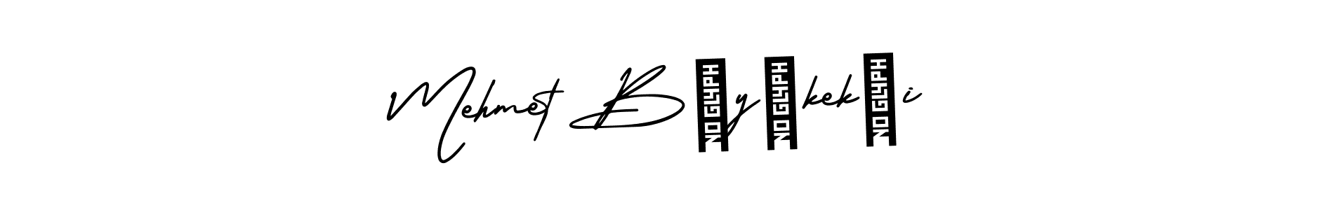 if you are searching for the best signature style for your name Mehmet Büyükekşi. so please give up your signature search. here we have designed multiple signature styles  using AmerikaSignatureDemo-Regular. Mehmet Büyükekşi signature style 3 images and pictures png