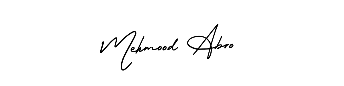 How to Draw Mehmood Abro signature style? AmerikaSignatureDemo-Regular is a latest design signature styles for name Mehmood Abro. Mehmood Abro signature style 3 images and pictures png