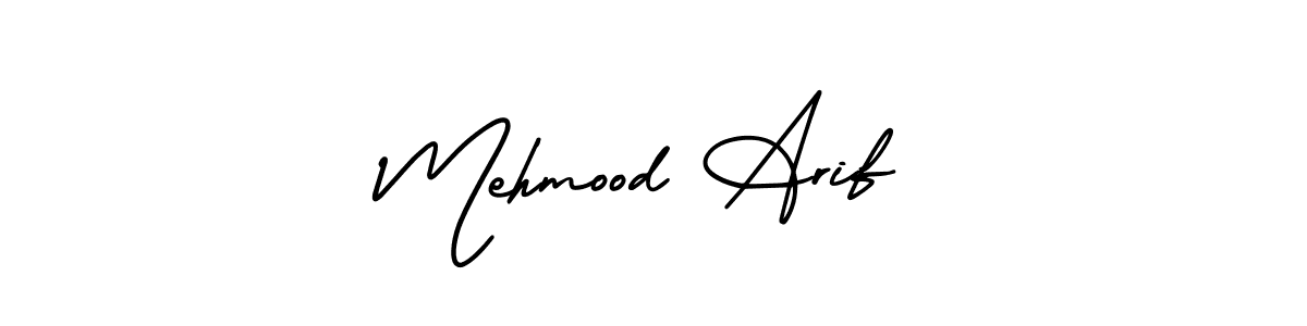 How to Draw Mehmood Arif signature style? AmerikaSignatureDemo-Regular is a latest design signature styles for name Mehmood Arif. Mehmood Arif signature style 3 images and pictures png