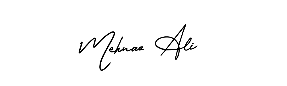 Also You can easily find your signature by using the search form. We will create Mehnaz Ali name handwritten signature images for you free of cost using AmerikaSignatureDemo-Regular sign style. Mehnaz Ali signature style 3 images and pictures png