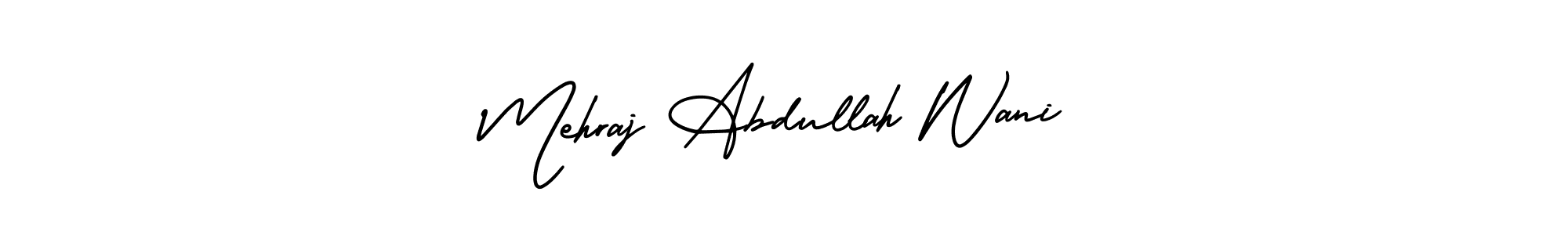 Similarly AmerikaSignatureDemo-Regular is the best handwritten signature design. Signature creator online .You can use it as an online autograph creator for name Mehraj Abdullah Wani. Mehraj Abdullah Wani signature style 3 images and pictures png