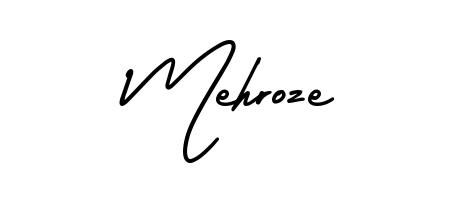 Check out images of Autograph of Mehroze name. Actor Mehroze Signature Style. AmerikaSignatureDemo-Regular is a professional sign style online. Mehroze signature style 3 images and pictures png