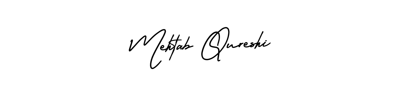 How to make Mehtab Qureshi name signature. Use AmerikaSignatureDemo-Regular style for creating short signs online. This is the latest handwritten sign. Mehtab Qureshi signature style 3 images and pictures png