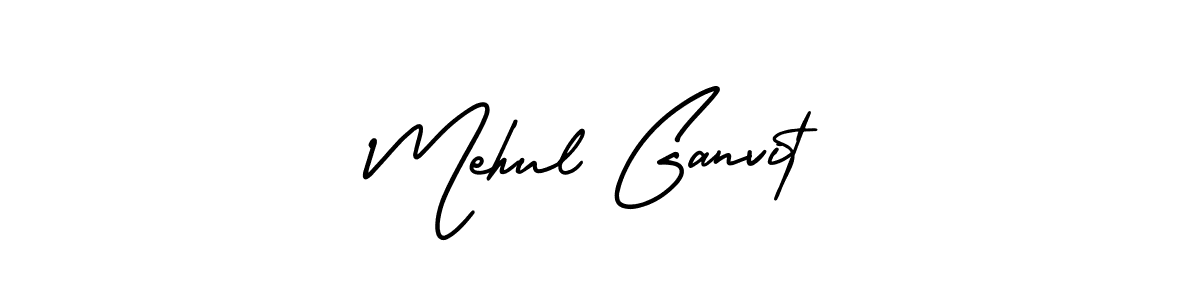 Create a beautiful signature design for name Mehul Ganvit. With this signature (AmerikaSignatureDemo-Regular) fonts, you can make a handwritten signature for free. Mehul Ganvit signature style 3 images and pictures png