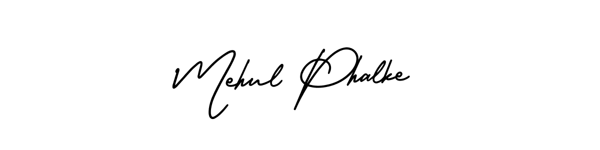 How to make Mehul Phalke name signature. Use AmerikaSignatureDemo-Regular style for creating short signs online. This is the latest handwritten sign. Mehul Phalke signature style 3 images and pictures png