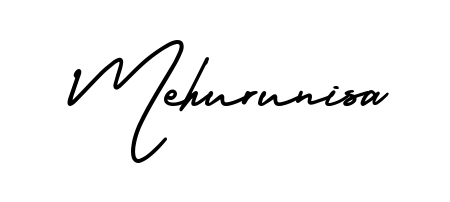 The AmerikaSignatureDemo-Regular lettering style adds unique flourish to name Mehurunisa. Stand out with a custom digital autograph made in seconds. Mehurunisa signature style 3 images and pictures png