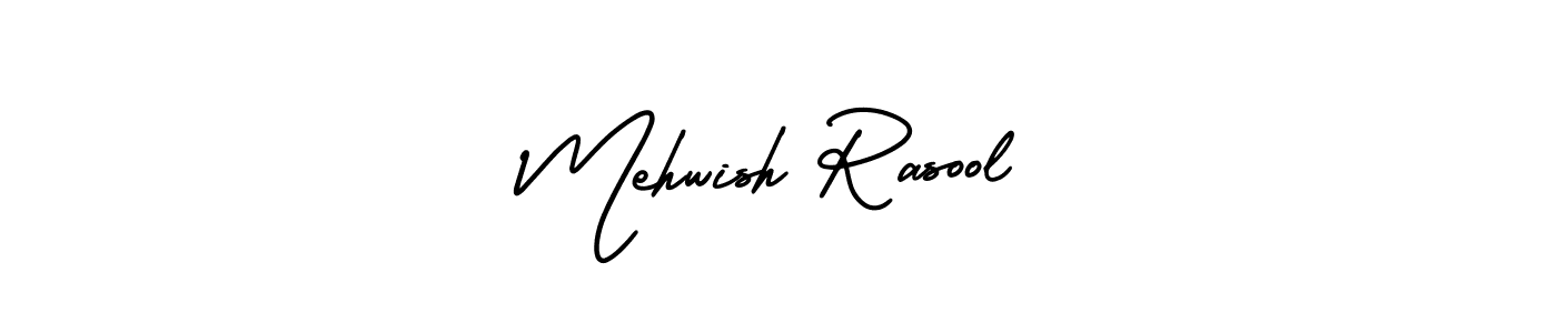 Make a beautiful signature design for name Mehwish Rasool. Use this online signature maker to create a handwritten signature for free. Mehwish Rasool signature style 3 images and pictures png