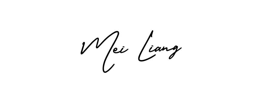 AmerikaSignatureDemo-Regular is a professional signature style that is perfect for those who want to add a touch of class to their signature. It is also a great choice for those who want to make their signature more unique. Get Mei Liang name to fancy signature for free. Mei Liang signature style 3 images and pictures png