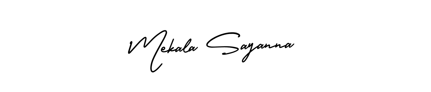 Make a beautiful signature design for name Mekala Sayanna. Use this online signature maker to create a handwritten signature for free. Mekala Sayanna signature style 3 images and pictures png