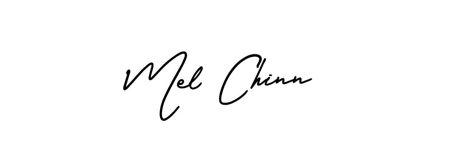 The best way (AmerikaSignatureDemo-Regular) to make a short signature is to pick only two or three words in your name. The name Mel Chinn include a total of six letters. For converting this name. Mel Chinn signature style 3 images and pictures png