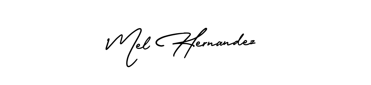 Design your own signature with our free online signature maker. With this signature software, you can create a handwritten (AmerikaSignatureDemo-Regular) signature for name Mel Hernandez. Mel Hernandez signature style 3 images and pictures png