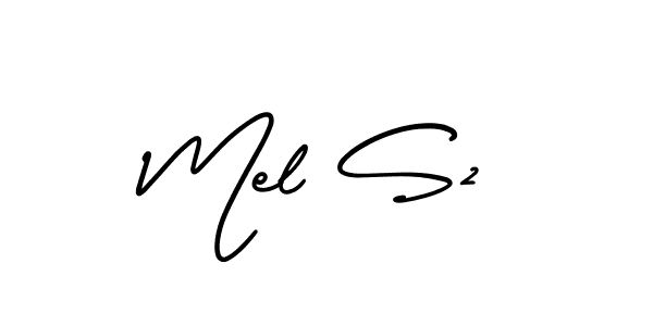 How to Draw Mel S2 signature style? AmerikaSignatureDemo-Regular is a latest design signature styles for name Mel S2. Mel S2 signature style 3 images and pictures png