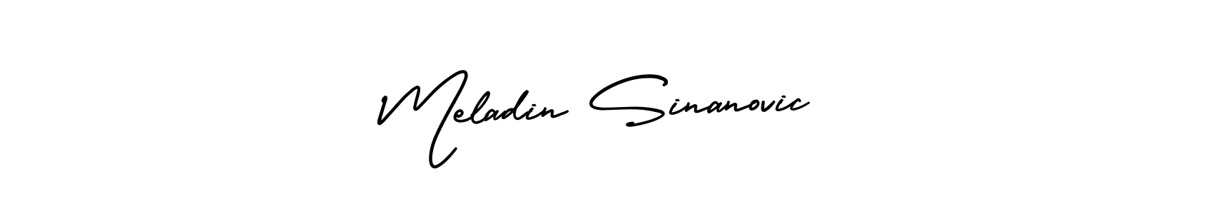 Best and Professional Signature Style for Meladin Sinanovic. AmerikaSignatureDemo-Regular Best Signature Style Collection. Meladin Sinanovic signature style 3 images and pictures png