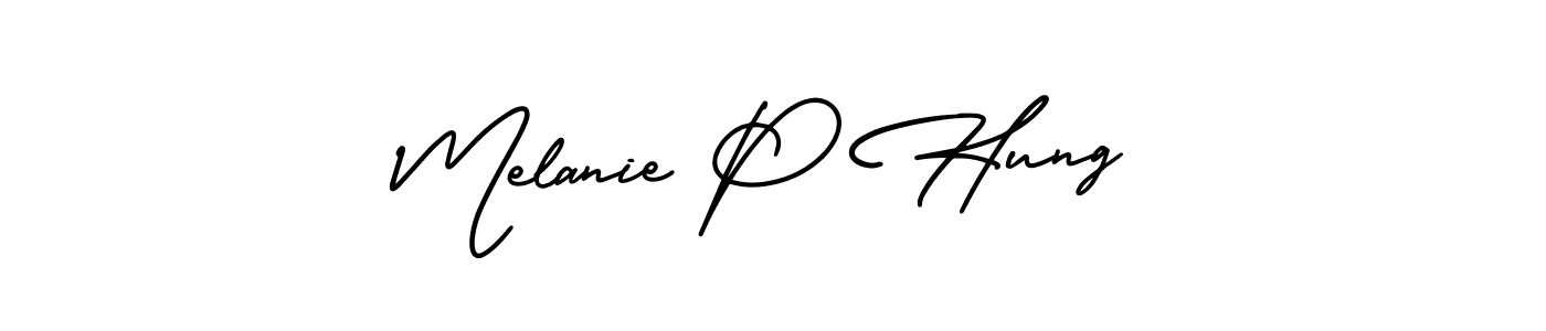 Also we have Melanie P Hung name is the best signature style. Create professional handwritten signature collection using AmerikaSignatureDemo-Regular autograph style. Melanie P Hung signature style 3 images and pictures png