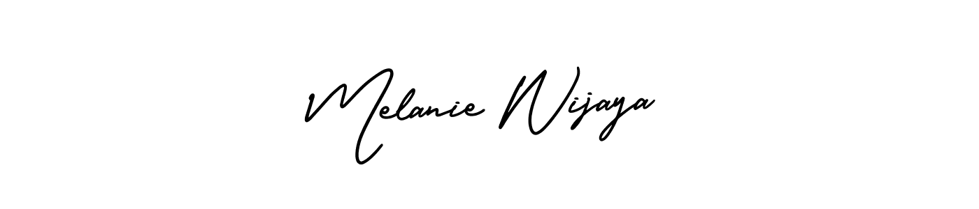 AmerikaSignatureDemo-Regular is a professional signature style that is perfect for those who want to add a touch of class to their signature. It is also a great choice for those who want to make their signature more unique. Get Melanie Wijaya name to fancy signature for free. Melanie Wijaya signature style 3 images and pictures png