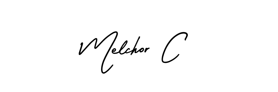 Make a beautiful signature design for name Melchor C. Use this online signature maker to create a handwritten signature for free. Melchor C signature style 3 images and pictures png