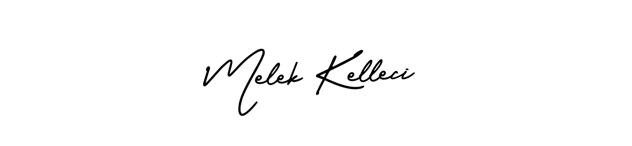 It looks lik you need a new signature style for name Melek Kelleci. Design unique handwritten (AmerikaSignatureDemo-Regular) signature with our free signature maker in just a few clicks. Melek Kelleci signature style 3 images and pictures png