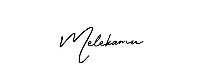 Once you've used our free online signature maker to create your best signature AmerikaSignatureDemo-Regular style, it's time to enjoy all of the benefits that Melekamu name signing documents. Melekamu signature style 3 images and pictures png
