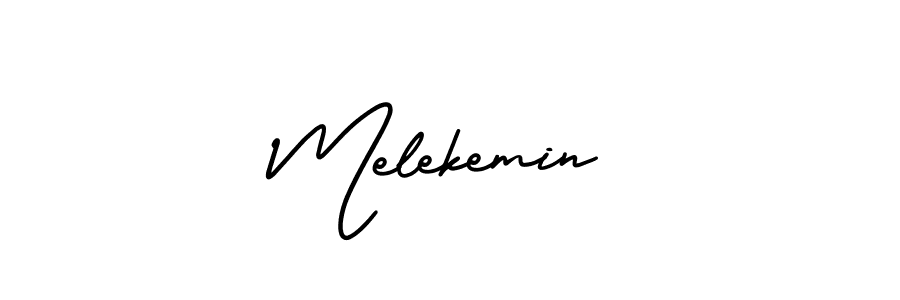 Check out images of Autograph of Melekemin name. Actor Melekemin Signature Style. AmerikaSignatureDemo-Regular is a professional sign style online. Melekemin signature style 3 images and pictures png