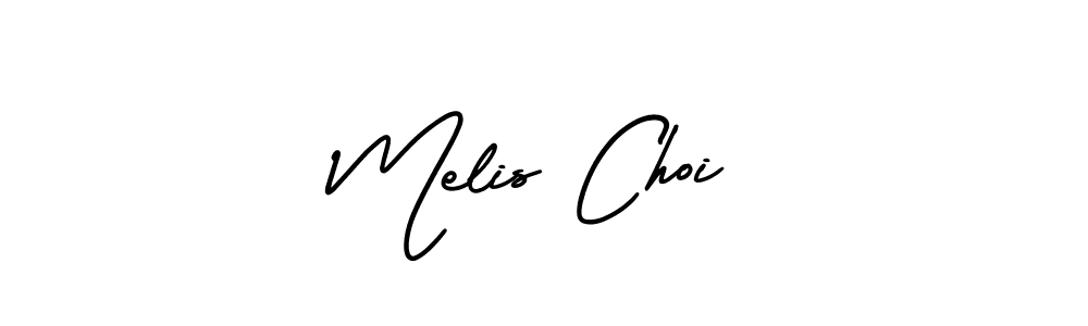 AmerikaSignatureDemo-Regular is a professional signature style that is perfect for those who want to add a touch of class to their signature. It is also a great choice for those who want to make their signature more unique. Get Melis Choi name to fancy signature for free. Melis Choi signature style 3 images and pictures png