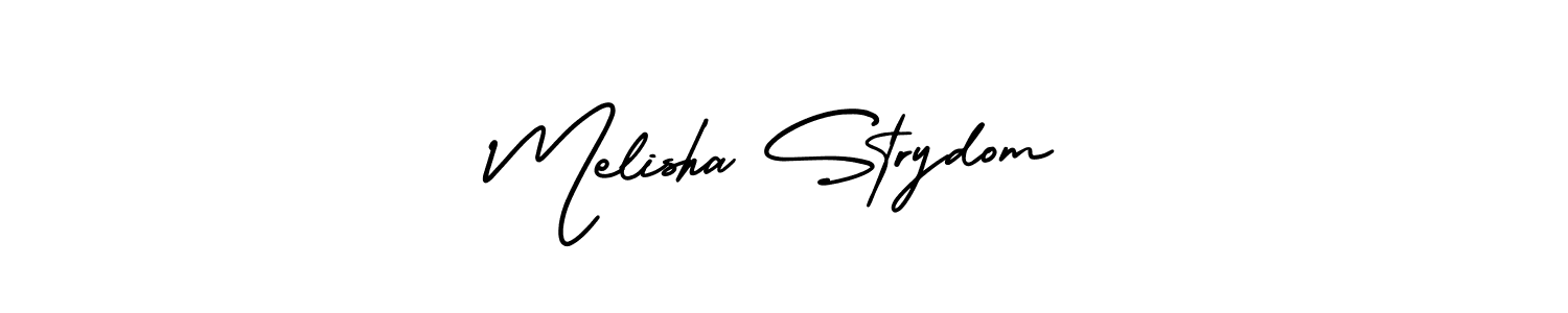 It looks lik you need a new signature style for name Melisha Strydom. Design unique handwritten (AmerikaSignatureDemo-Regular) signature with our free signature maker in just a few clicks. Melisha Strydom signature style 3 images and pictures png