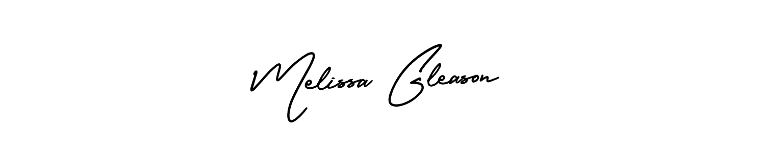 Design your own signature with our free online signature maker. With this signature software, you can create a handwritten (AmerikaSignatureDemo-Regular) signature for name Melissa Gleason. Melissa Gleason signature style 3 images and pictures png