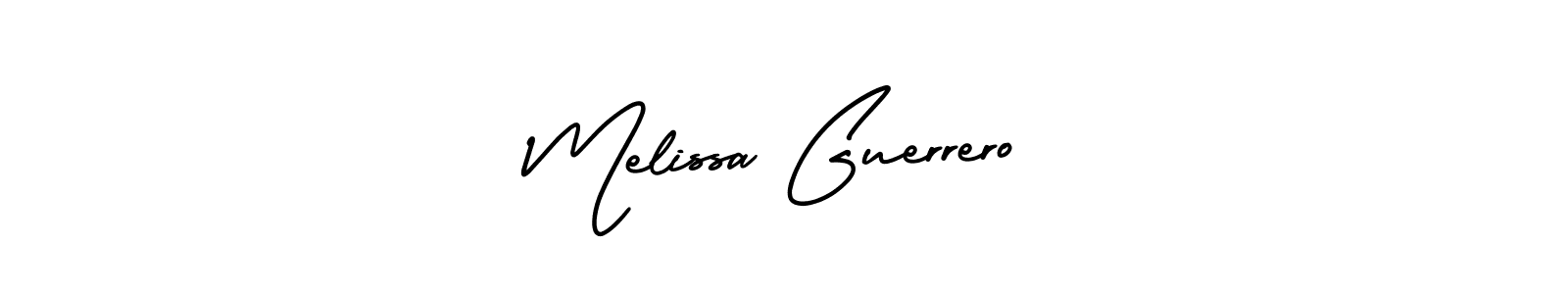 AmerikaSignatureDemo-Regular is a professional signature style that is perfect for those who want to add a touch of class to their signature. It is also a great choice for those who want to make their signature more unique. Get Melissa Guerrero name to fancy signature for free. Melissa Guerrero signature style 3 images and pictures png