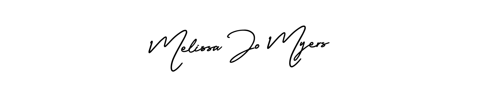 Create a beautiful signature design for name Melissa Jo Myers. With this signature (AmerikaSignatureDemo-Regular) fonts, you can make a handwritten signature for free. Melissa Jo Myers signature style 3 images and pictures png