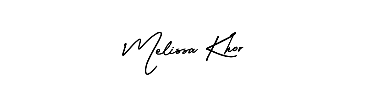 Design your own signature with our free online signature maker. With this signature software, you can create a handwritten (AmerikaSignatureDemo-Regular) signature for name Melissa Khor. Melissa Khor signature style 3 images and pictures png