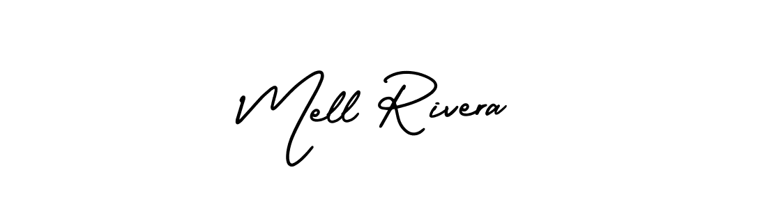 Also we have Mell Rivera name is the best signature style. Create professional handwritten signature collection using AmerikaSignatureDemo-Regular autograph style. Mell Rivera signature style 3 images and pictures png