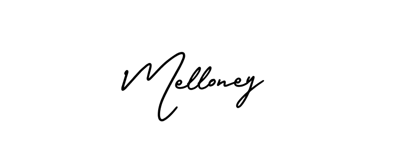 AmerikaSignatureDemo-Regular is a professional signature style that is perfect for those who want to add a touch of class to their signature. It is also a great choice for those who want to make their signature more unique. Get Melloney name to fancy signature for free. Melloney signature style 3 images and pictures png