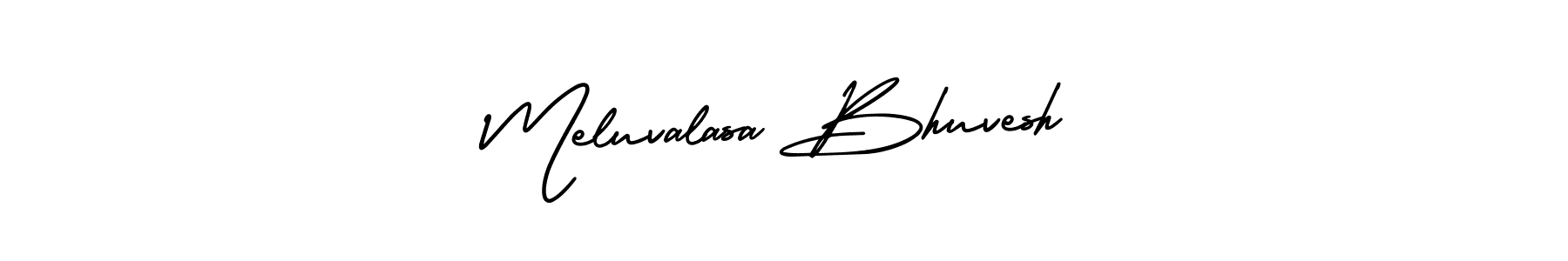 You can use this online signature creator to create a handwritten signature for the name Meluvalasa Bhuvesh. This is the best online autograph maker. Meluvalasa Bhuvesh signature style 3 images and pictures png