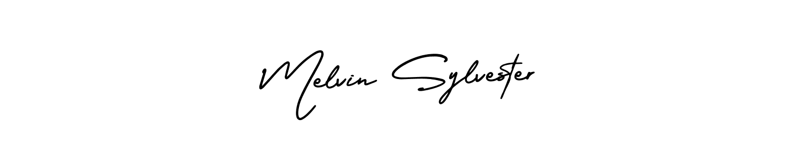 You should practise on your own different ways (AmerikaSignatureDemo-Regular) to write your name (Melvin Sylvester) in signature. don't let someone else do it for you. Melvin Sylvester signature style 3 images and pictures png